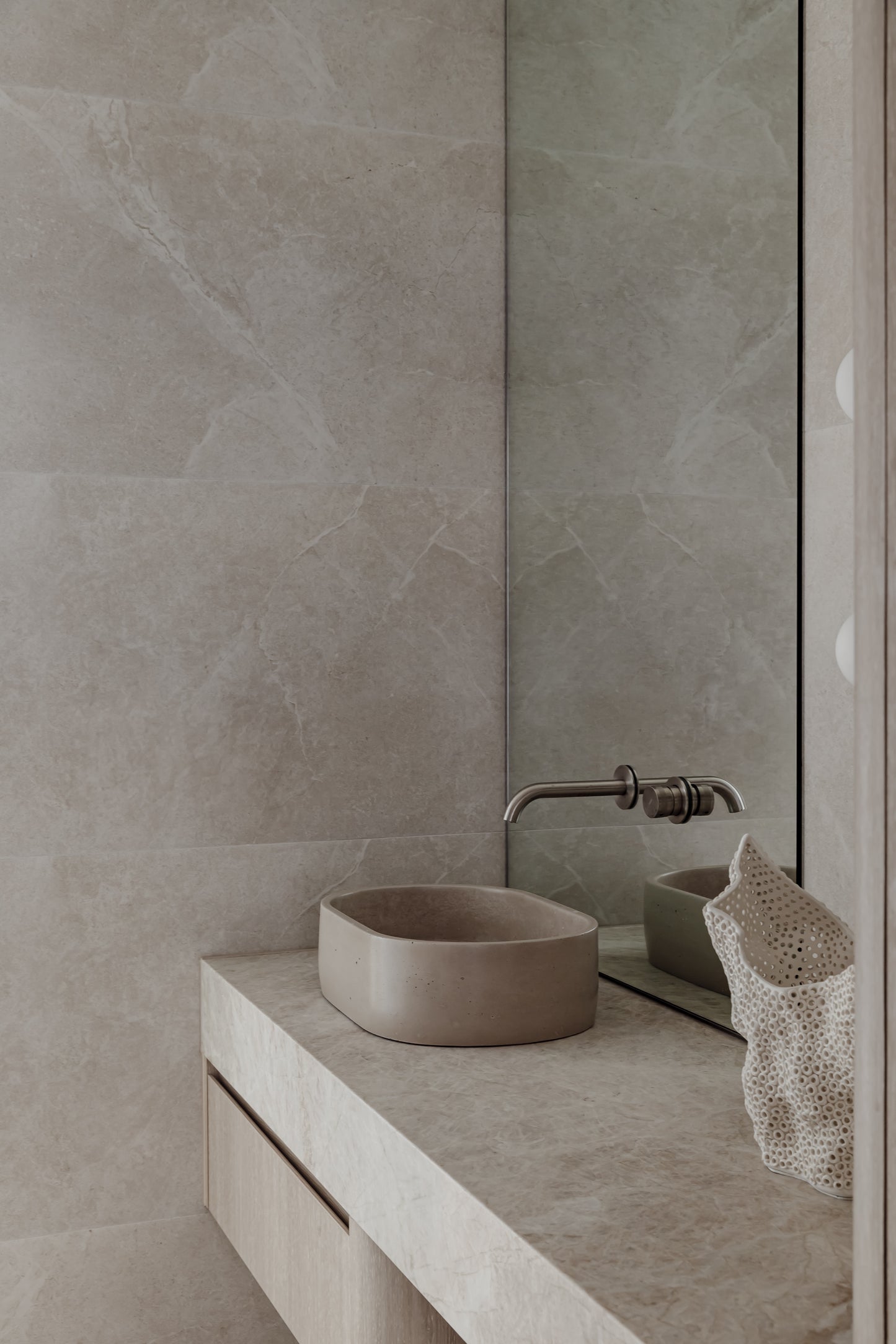 Concrete Polished Vessel Basin