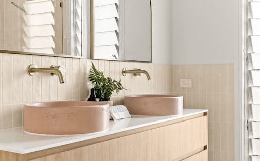 Concrete Round Textured Basin