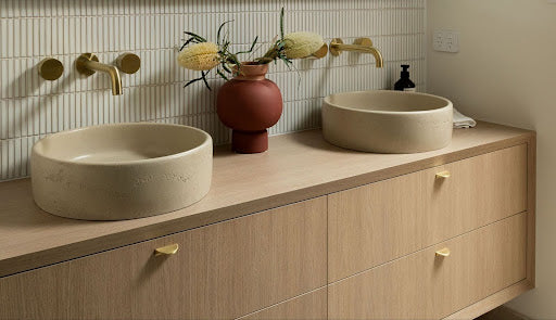 Concrete Round Textured Basin
