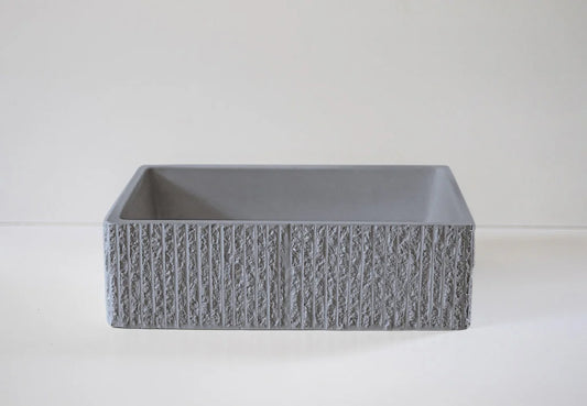 Aesthetic Concrete Rectangle Basins | Sticks and Stones Co